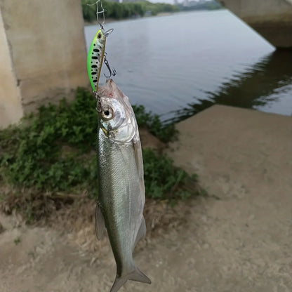 5Pcs Sinking Minnow Fishing Lures Mini Hard Bait for Trout Bass Carp