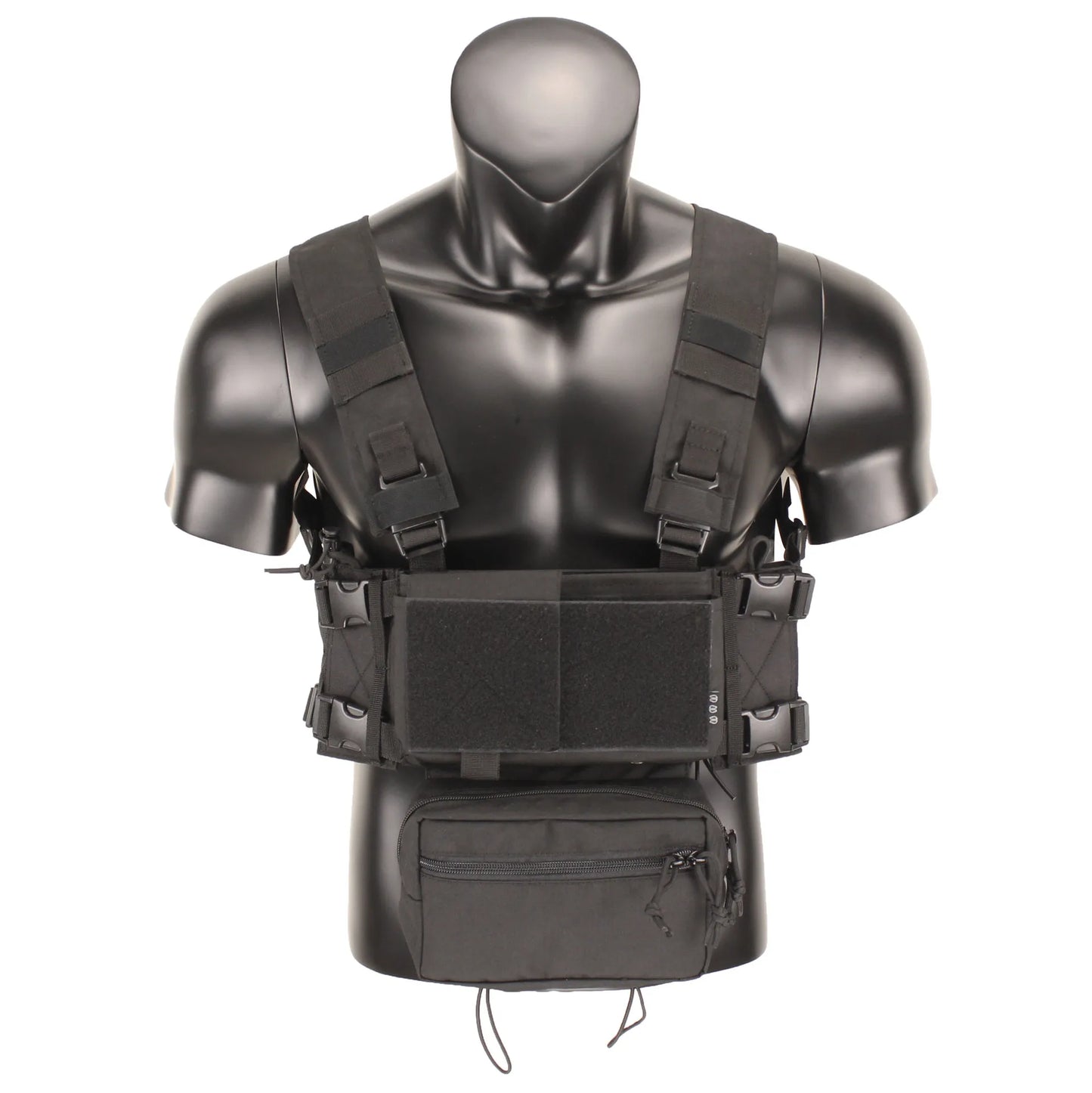 MK4 Micro Chest Rig w/ 5.56 Mag Pouch Tactical Vest Camo Airsoft Carrier