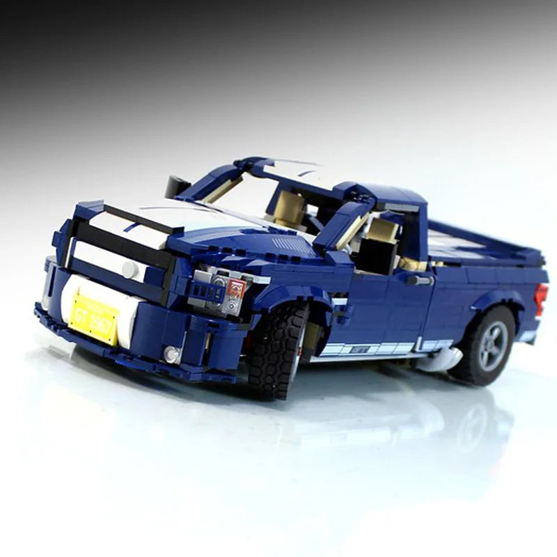 NEW MOD 10265 Pickup Truck F-150 Super Snake Model Building Block Assembled DIY Bricks Toys Boys Birthday Gifts-EXPROTAS