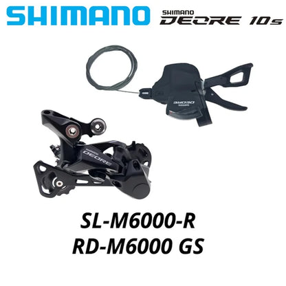 Shimano Deore M6000 10-Speed Right Shifter SL-M6000 + RD-M6000 Rear Derailleur Set