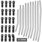 1/10 RC Crawler Steering Linkage Rod 313mm Metal for SCX10 II 90046 Car