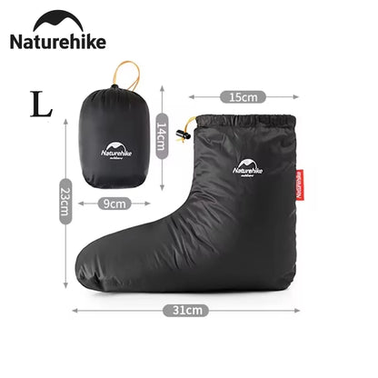 EXPROTAS Down Foot Cover Waterproof Outdoor Shoes for Hiking Camping
