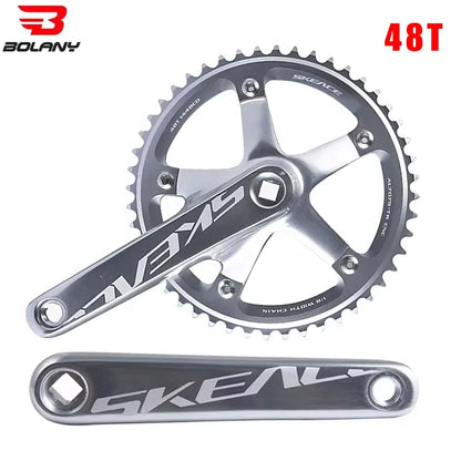 SKEACE 144BCD Track Crankset Square Taper 165mm Single Speed 49T Alloy