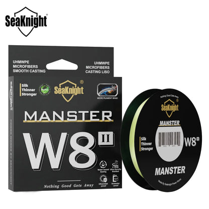SeaKnight W8 II 500M PE Braided Fishing Line 8 Weaves Si+ Coating Salt Fresh