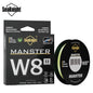 SeaKnight W8 II 500M PE Braided Fishing Line 8 Weaves Si+ Coating Salt Fresh