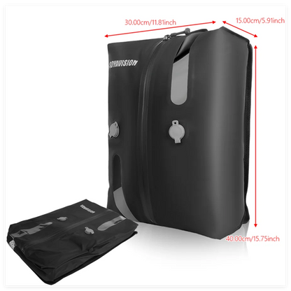 Waterproof Motorcycle Tail Bag Rear Seat Luggage 40-66L