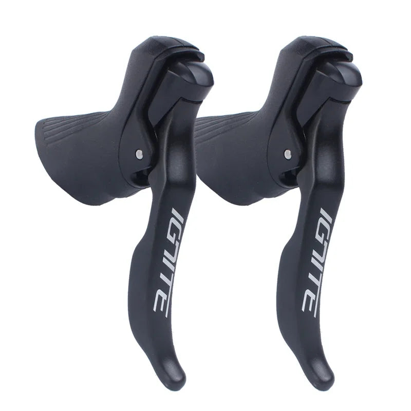 SENSAH Road Bike Shifters 2x7 2x8 2x9 2x10 Speed Brake Lever 16/18/20 Speed Bicycle Derailleur For Shimano Sora Tiagra Claris-EXPROTAS