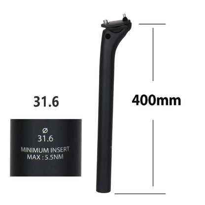 Road Bike Seatpost Carbon 20mm Offset 27.2/30.9/31.6mm MTB Ultralight