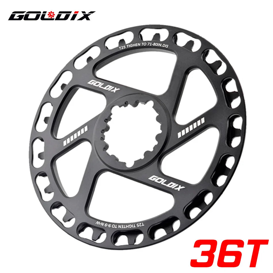3-Bolt Direct Mount Chainring GOLDIX 28-36T Kids Folding Bicycle Sprocket