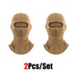 4Pcs Full Face Mask Balaclava Cycling Ski Motorcycle Warm Black Men