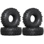 RED SPIDER 1.9 Rubber Tires for 1/10 RC Crawler TRX4 TRX6 Axial SCX10 II III Set