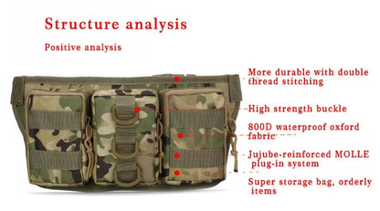 Hiking Waist Bag Outdoor Sports Pack for Camping and Climbing