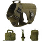 Tactical Military Vest Dog Harness & Leash Set for German Shepherds All Breeds