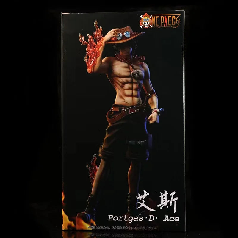 23cm Anime Ace Figure One Piece  Action Figurine PVC Collectible Statue Model Toys Gifts-EXPROTAS