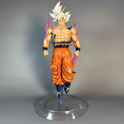 35cm Dragon Ball Goku Kakarot Figure 3 Heads Vegeta Anime PVC Statue Model Gift