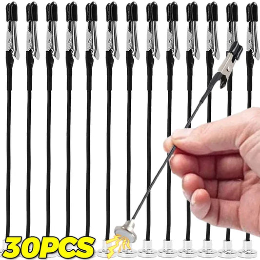 30PCS Magnetic Flexible Alligator Clips for DIY Note Card Photo Holders