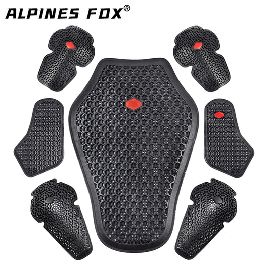 Universal Motorbike Chest Pads CE Approved Soft Motorcycle Jacket Insert Armor Shoulder Elbow Back Protector Pad