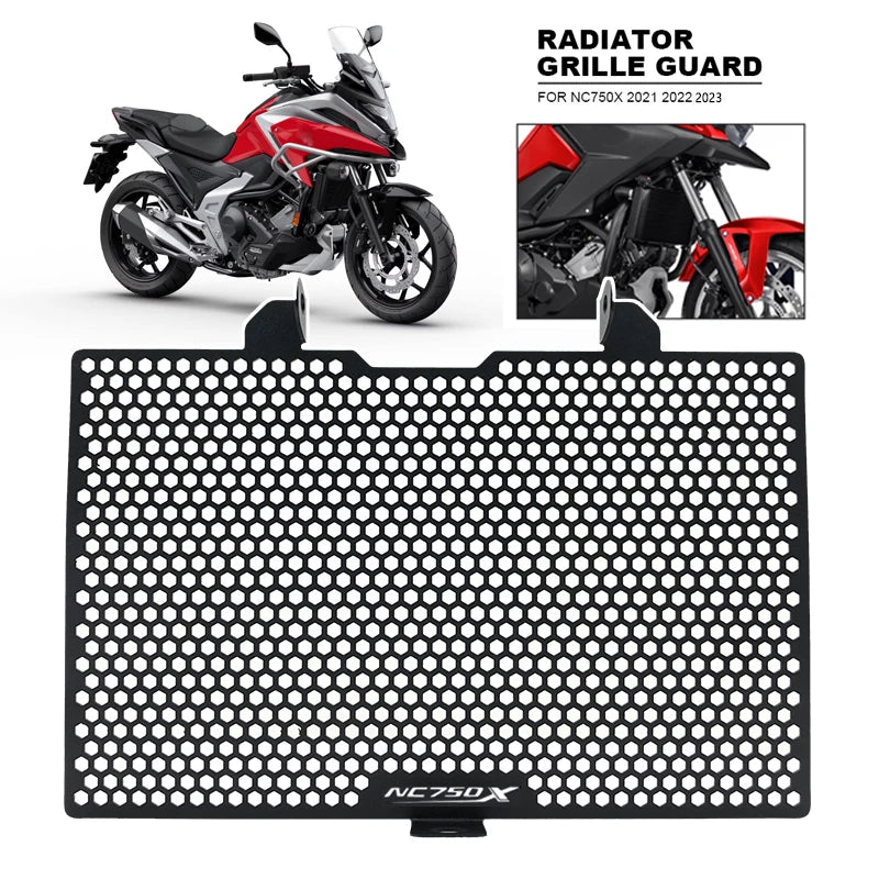 For HONDA NC750X NC750 NC 750 X 750X 2021 2022 2023 Motorcycle Radiator Guard Grille Protective Cover Protector Grill Cover-EXPROTAS