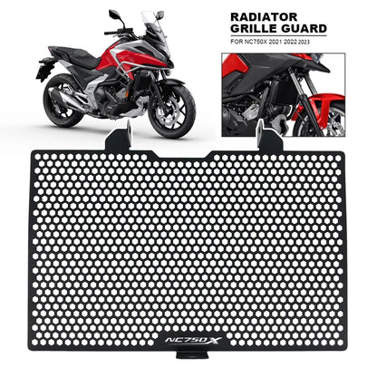 For HONDA NC750X NC750 NC 750 X 750X 2021 2022 2023 Motorcycle Radiator Guard Grille Protective Cover Protector Grill Cover-EXPROTAS