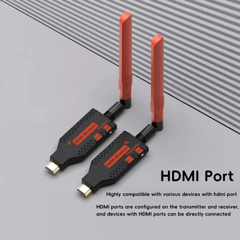 1080P 150m Wireless HDMI Extender 1 TX to 4 Splitter Video Transmitter Receiver for PS4 Camera Laptop PC to TV Monitor Projector-EXPROTAS