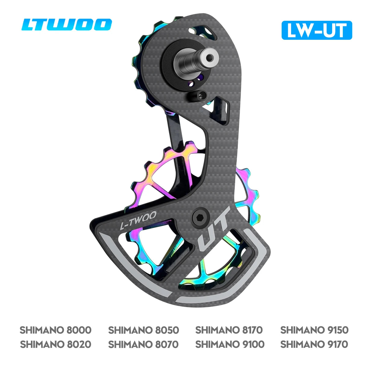 LTWOO UT Bicycle Ceramic Bearing Carbon Fiber Jockey Pulley Wheel Set Rear Derailleurs Guide For 105 5800 6800 Ultegra DURA ACE-EXPROTAS