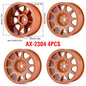 1/10 RC Wheels & Tires Set 12mm Hex On-Road Drift/Rally for Tamiya TT-02 Compatible Chassis