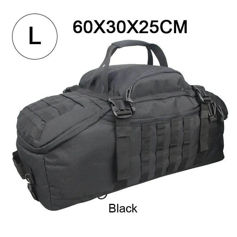 Gym Duffel Bag 80L Tactical Backpack Unisex Camping Hiking Rucksack