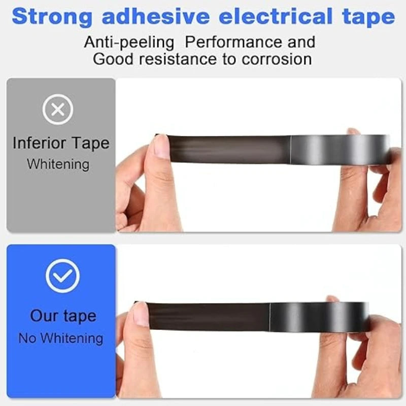 Retardant Electrical Tape Black Insulation PVC for Industrial Household Use
