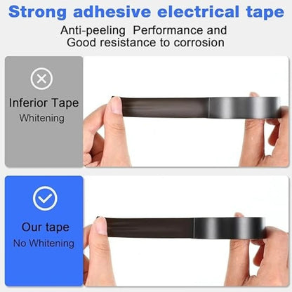 Retardant Electrical Tape Black Insulation PVC for Industrial Household Use