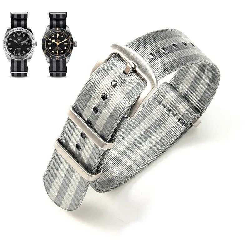 Nato Nylon Strap 20mm 22mm Military Watch Band Army Diver Wristwatch