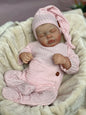 48cm Loulou Twins Reborn Baby Dolls Painted Hair Bebe Doll Set