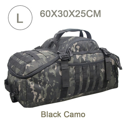 Gym Duffel Bag 80L Tactical Backpack Unisex Camping Hiking Rucksack