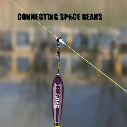2PCS Rock Fishing Floats 5.2mm Night Light Float w/ Color Change Tail