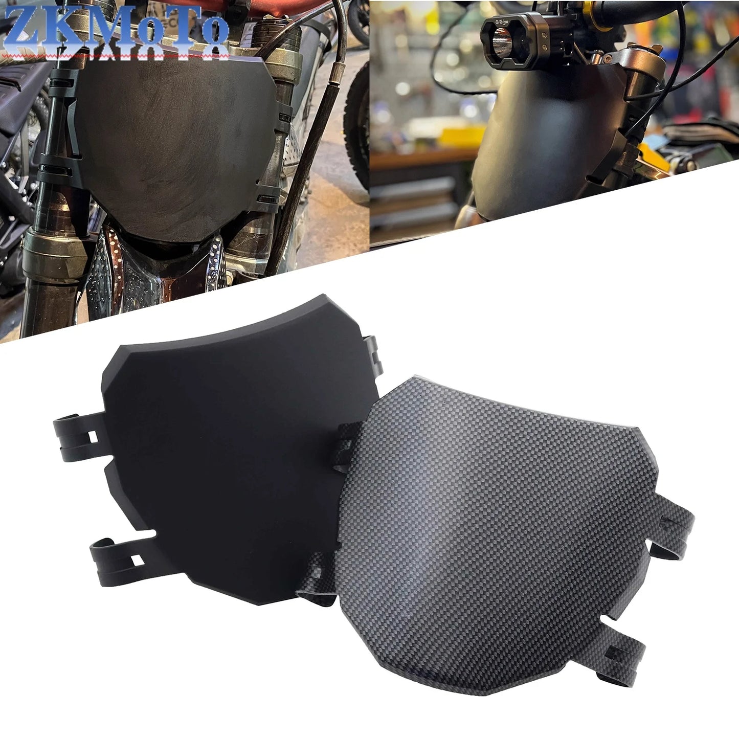 For Talaria Sting Motorcycle Number Plate Holder Carbon Fiber Impact Resistant