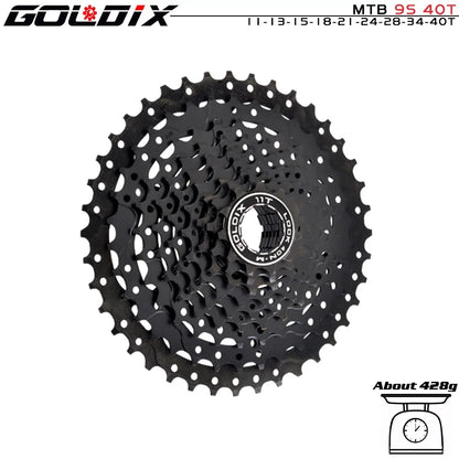 GOLDIX MTB Cassette | 8–12 Speed 40T–52T Freewheel Sprocket for Shimano/SRAM