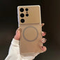 AG Nano Frosted MagSafe Case for Samsung S23-S26 Ultra Plus Glass Lens Cover