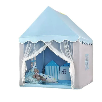 1.35M Large Children Toy Tent  Wigwam Folding Kids Tent Tipi Baby Play House Girls Pink Princess Castle Child Room Decor Gifts-EXPROTAS