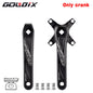 GOLDIX Square Hole MTB Crankset, Aluminum Alloy, 170/175mm, 104BCD 32-42T Narrow Wide