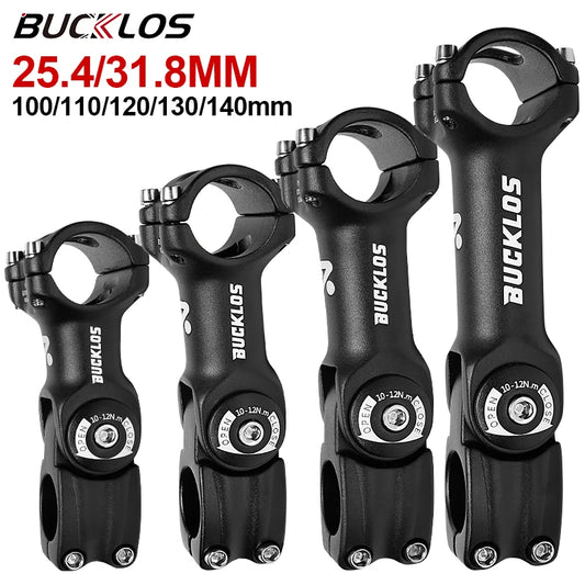 Adjustable MTB BMX Handlebar Stem BUCKLOS CNC Aluminium Bike Riser