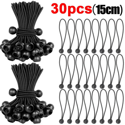 Elastic Bungee Ball Ties Heavy Duty Tarp Tie Down for Tent Awning Cargo