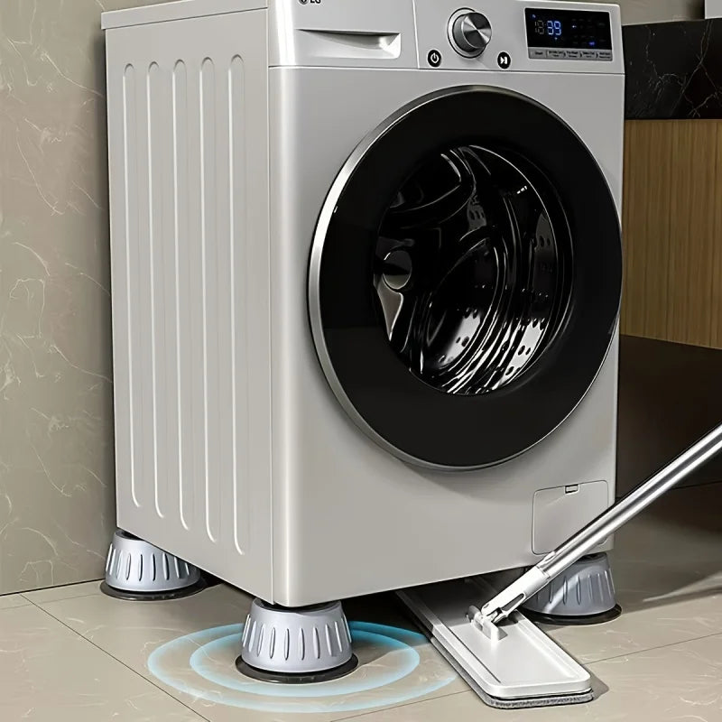 4PCS Vibration Feet Pads for Washing Machine & Fridge - Anti-Slip Dampers