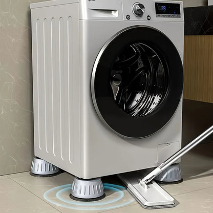 4PCS Vibration Feet Pads for Washing Machine & Fridge - Anti-Slip Dampers