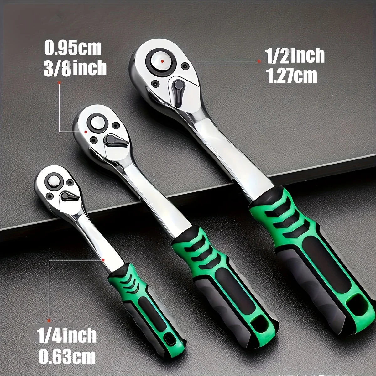 21Pcs Ratchet Wrench Sockets Set Compact Mechanic Tools for Car Repair