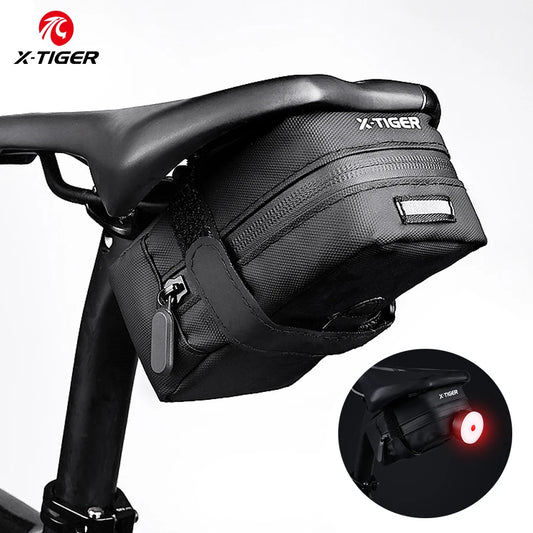 X-TIGER Bike Saddle Bag 0.7L Rainproof Seat Pack MTB Road Repair Pouch