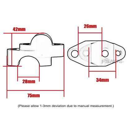 For CFMOTO 700MT 2024-2025 Handlebar Riser Clamp Mount Up Back Motorcycle Parts