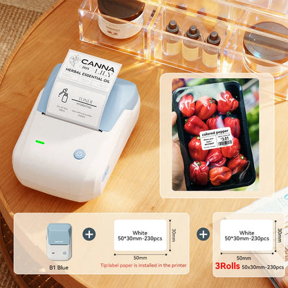 Niimbot B1 Portable Thermal Label Printer Mini Bluetooth Sticker Maker