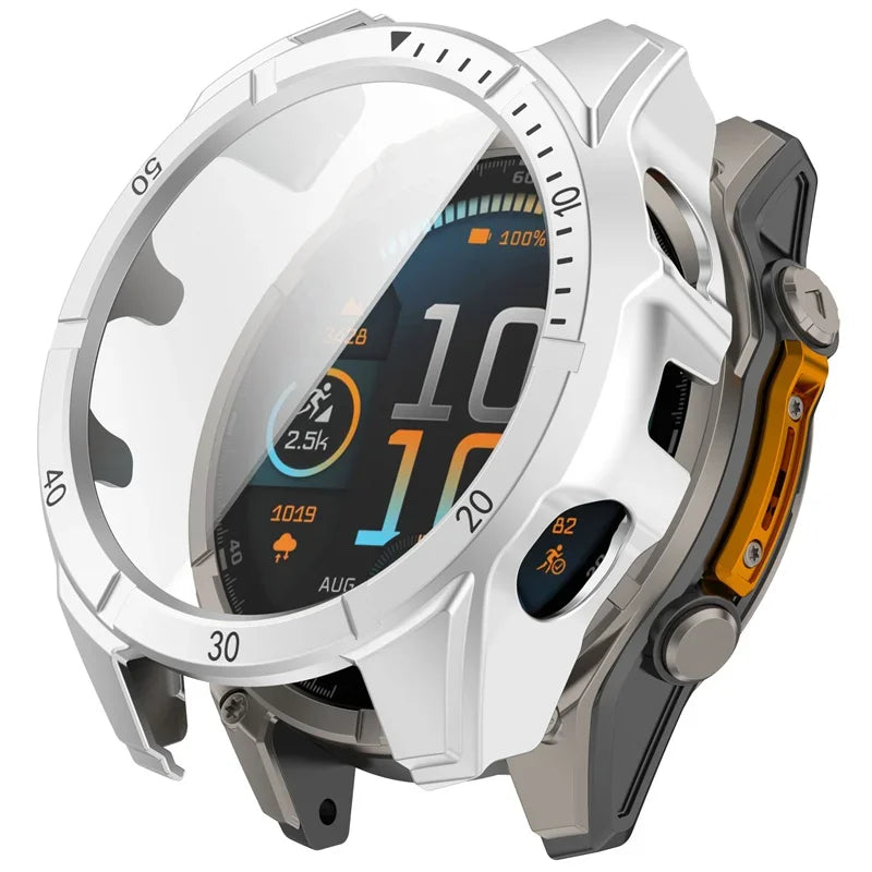 Screen Protector Case for Garmin Fenix 8 43mm 51mm 47mm Tempered Glass Bumper
