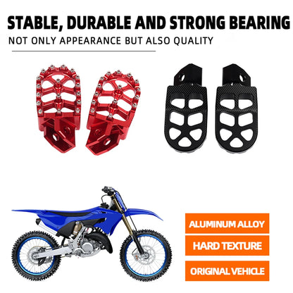 Motorcycle FootRest Footpegs Foot Pegs Pedal For YAMAHA TTR 90 110 125 250 TTR250 YZ80 YZ125 YZ250 YZ WR 200 250 500 Accessories - EXPROTAS