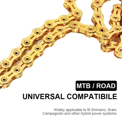 BUCKLOS 8-12 Speed Bike Chain MTB Road Bicycle Chain 116L Shimano SRAM