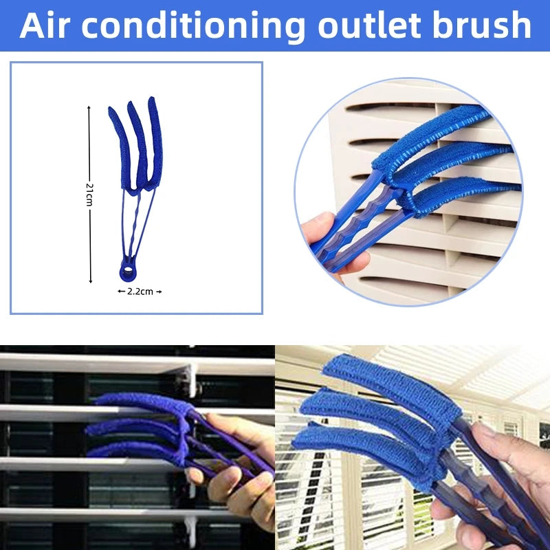 Car Detailing Brush Set for Cleaning Air Vents Interior Auto Care